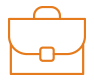 Icon of a briefcase next to the text Legal Case Management.
